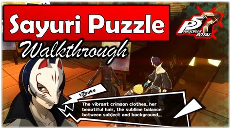 Persona 5 sayuri puzzle. Things To Know About Persona 5 sayuri puzzle. 
